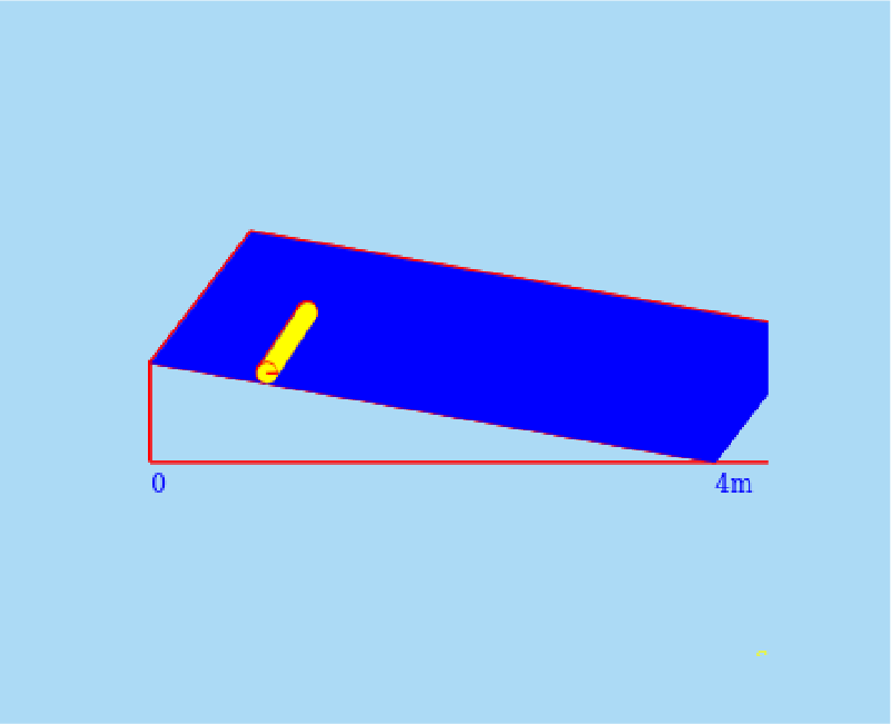 Motion of Solid Cylinder on Inclined Plane with Rotation